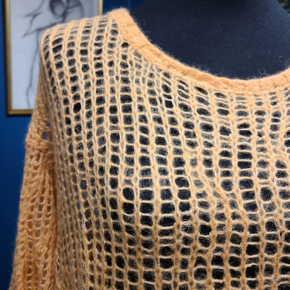 Free People Sweaters - Free People Womens Open Knit Sweater Size M